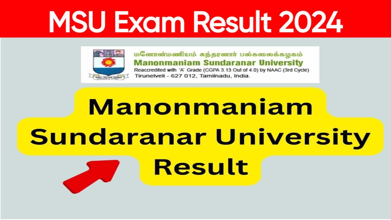 MSU Exam Result 2024